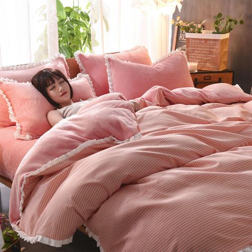 暖冬如梦 法莱绒四件套，把温柔裹进每一夜